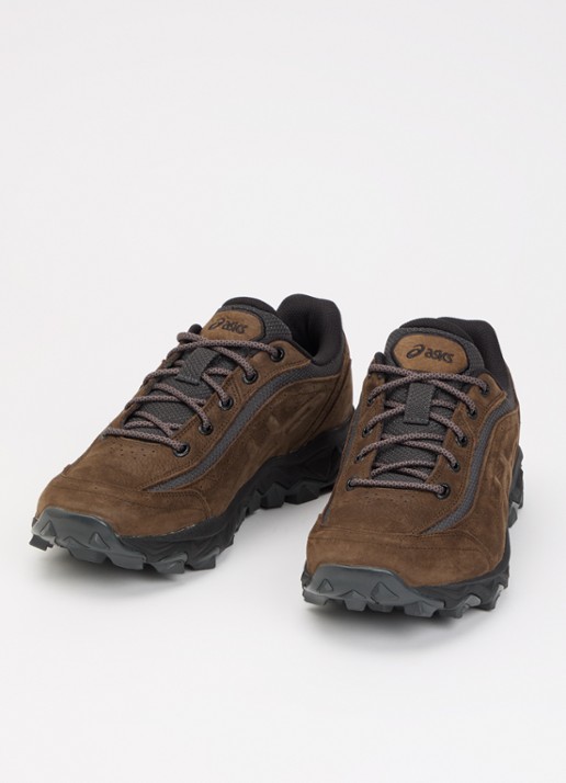 ASICS Gel-Transcend sneaker van suède - detail zwart
