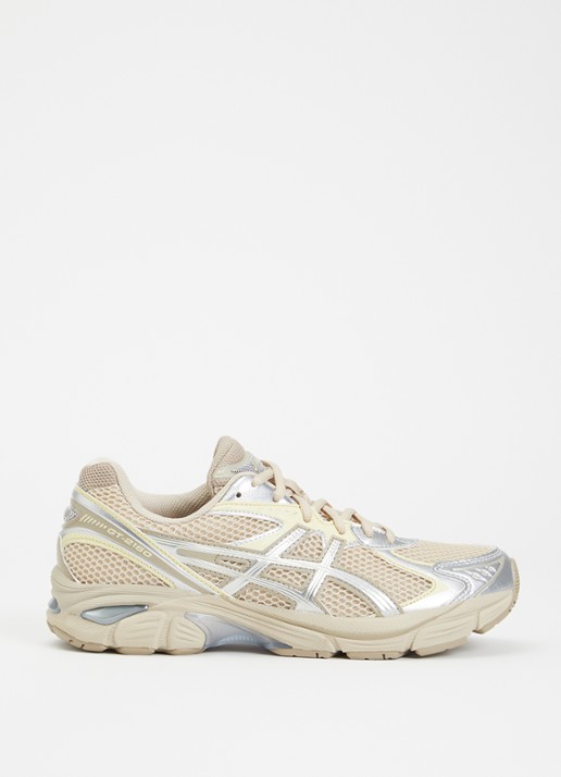 ASICS GT-2160 sneaker van mesh met metallic details - voorkant 5 beige