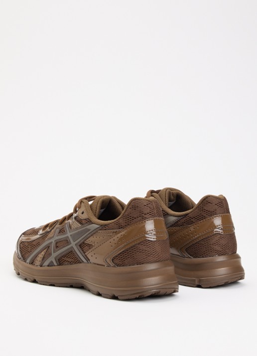 ASICS Jog 100S sneaker van mesh met logo - achterkant 4 bruin