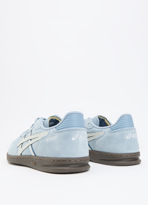 ASICS Skyhand OG sneaker van suède - achterkant 5 lichtblauw