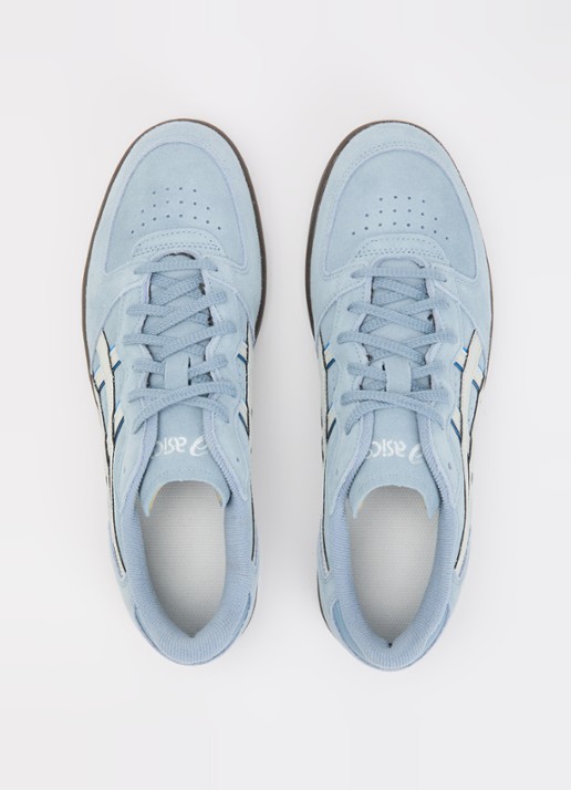 ASICS Skyhand OG sneaker van suède - detail 2 lichtblauw