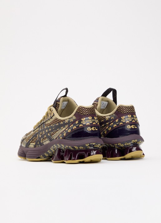 ASICS US7-S Gel-Kinetic Fluent sneaker met logo - achterkant 2 aubergine
