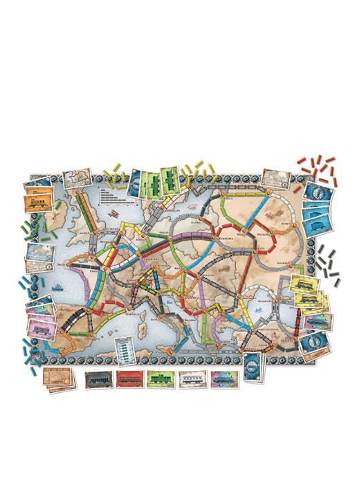 Asmodee Ticket to ride Europa bordspel - detail multicolor