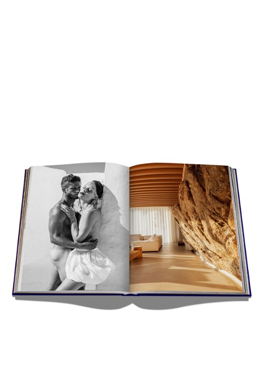 Assouline Mykonos Muse - voorkant 2 petrolgroen