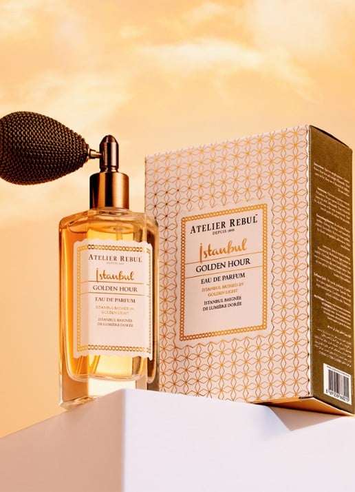 Atelier Rebul Istanbul Golden Hour Eau de Parfum - voorkant 2 vanillegeel