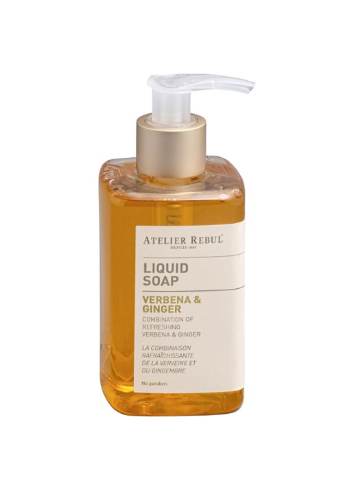 Atelier Rebul Verbena & Ginger Liquid Soap - handzeep - voorkant undefined