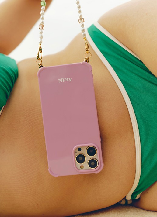 Ateljé Telefoonhoes voor iPhone 14  - voorkant 2 roze