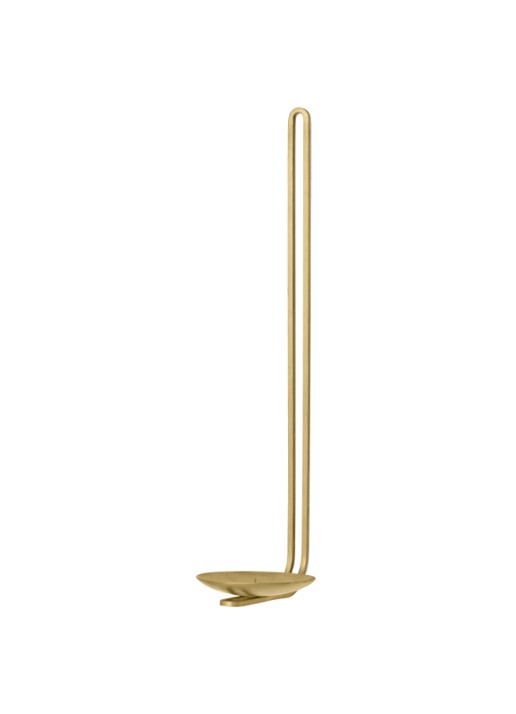 Audo Copenhagen Clip kandelaar wand medium   - voorkant zwart