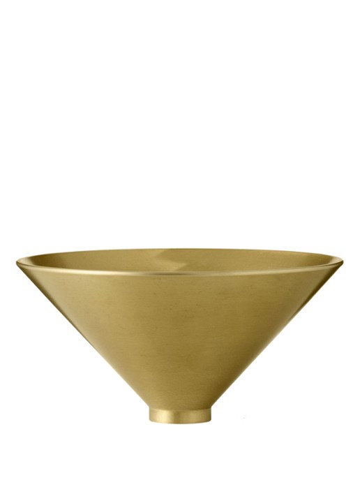 Audo Copenhagen Taper kom Ø 26 cm  - voorkant goud