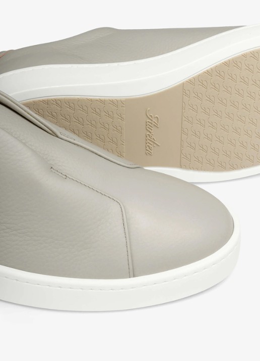 Aurélien AUR3 sneaker van kalfsleer - detail 3 light grey-50 / grijs