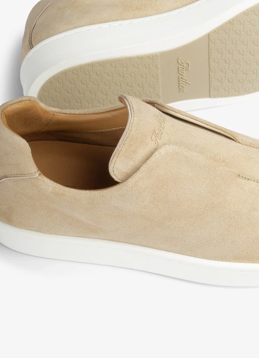 Aurélien AUR3 sneaker van suède - detail 3 beige-260 / beige