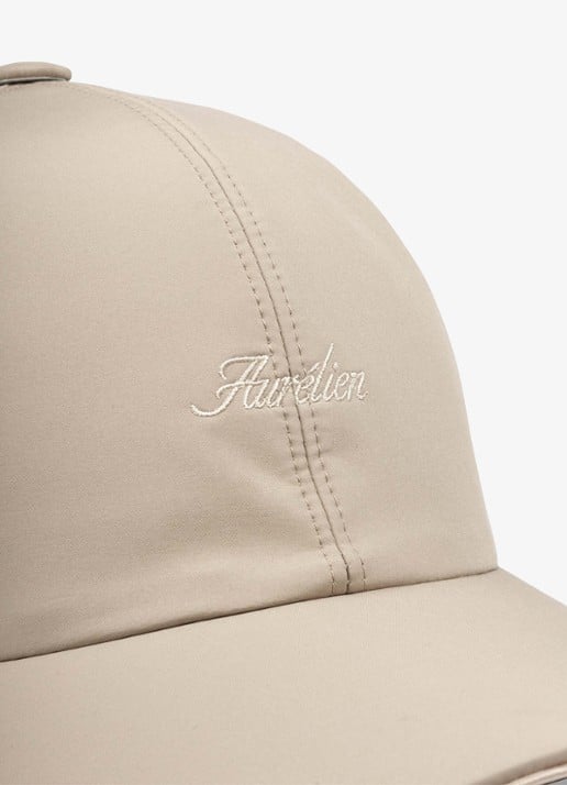 Aurélien Baseball pet met logo - detail 2 beige-260 / beige