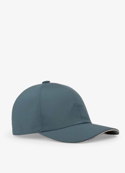 Aurélien Baseball pet met logo - voorkant sea green-301