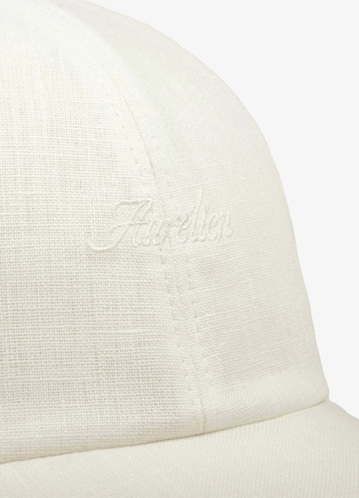 Aurélien Baseball pet van linnen - detail 2 ecru-100 / beige