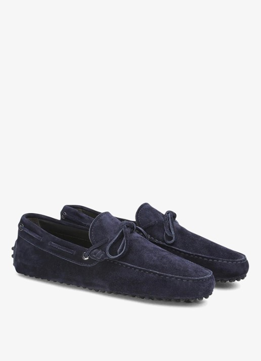 Aurélien Driving mocassins van suède - detail navy-410
