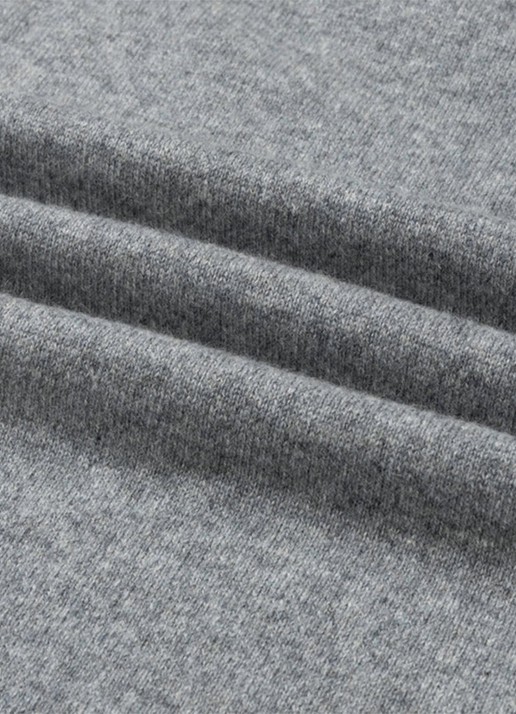 Aurélien Fijngebreid vest met capuchon - detail 2 light grey-50