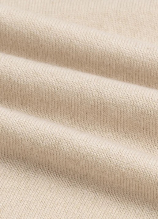 Aurélien Fijngebreid vest met capuchon - detail 4 light beige-271
