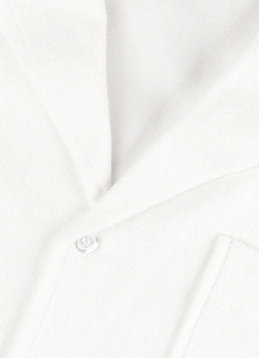 Aurélien Overhemd van badstof met borstzak - detail 6 white-110