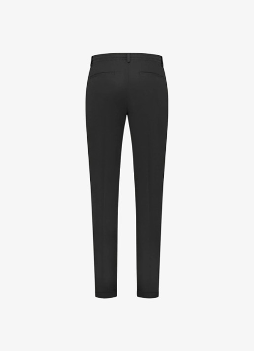 Aurélien Regular fit pantalon met steekzakken - detail 6 navy-410