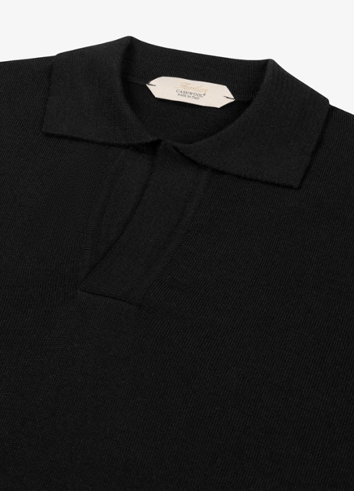 Aurélien Regular fit polo van merino wol