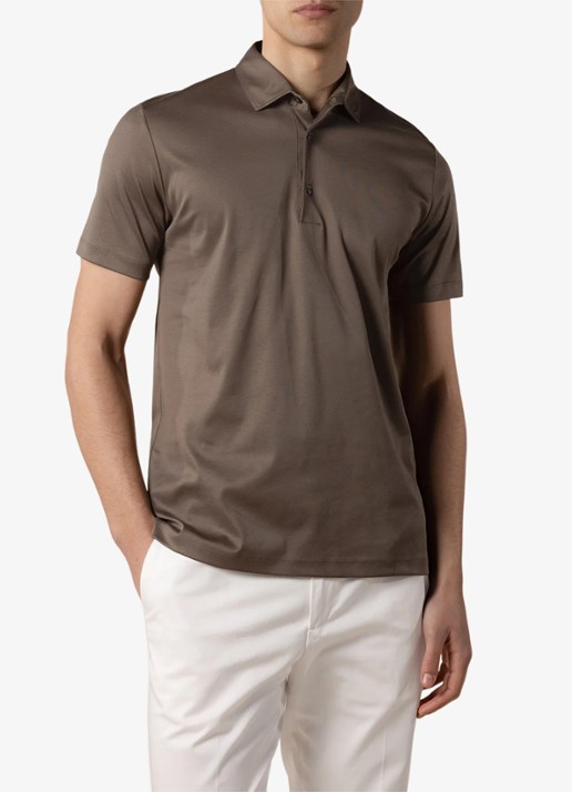 Aurélien Regular fit polo - detail 2 ash grey-30