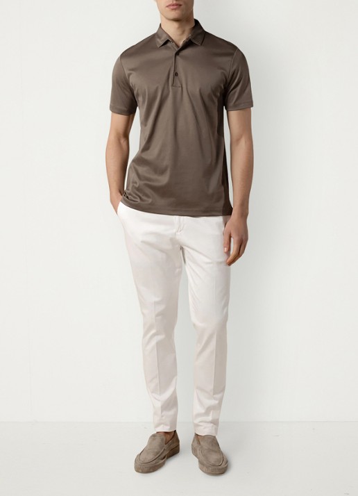 Aurélien Regular fit polo - voorkant 6 ash grey-30