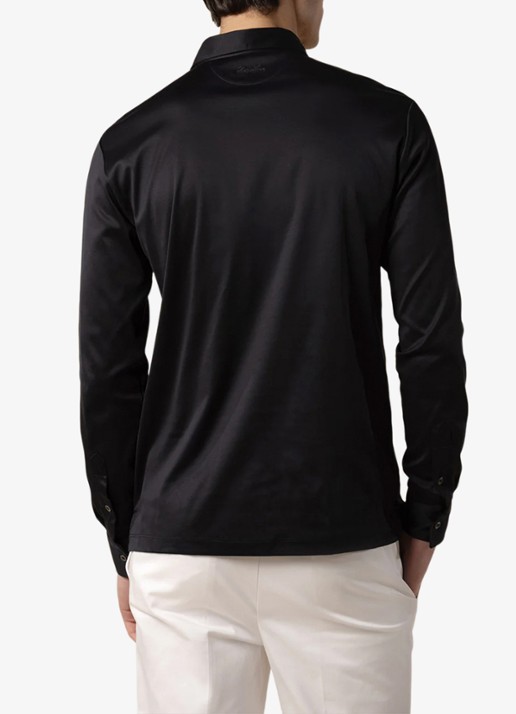 Aurélien Regular fit polo - achterkant 2 black-1