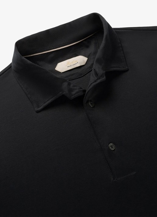 Aurélien Regular fit polo - detail 4 black-1