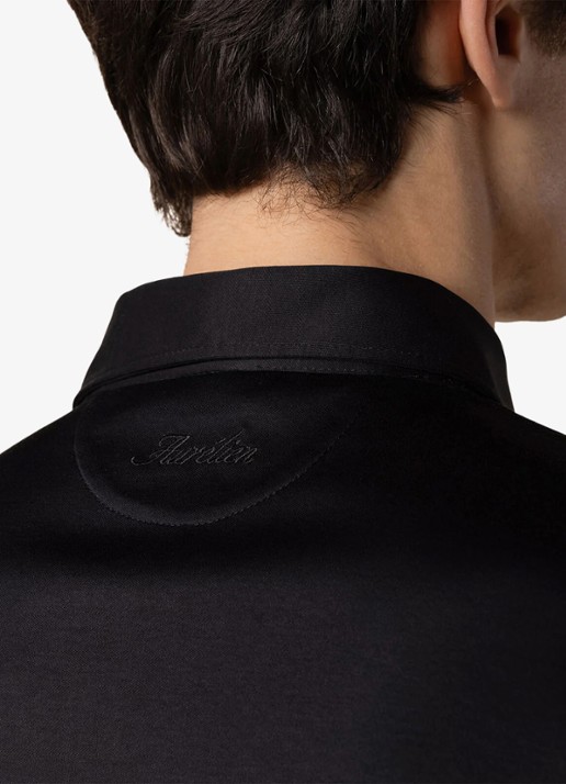 Aurélien Regular fit polo - detail 5 black-1