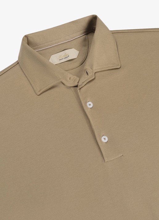 Aurélien Regular fit polo - detail 3 dark taupe-901