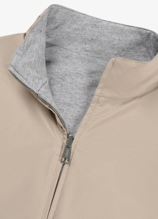 Aurélien Reversible bodywarmer met opstaande kraag - detail 5 light beige-271
