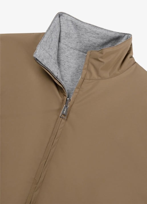 Aurélien Reversible bodywarmer met opstaande kraag