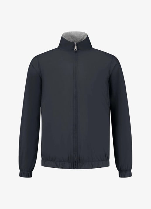Aurélien Reversible jack met steekzakken - voorkant beige-260