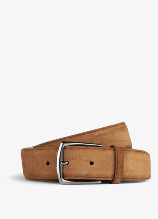 Aurélien Riem van suède - voorkant 3 caramel-261 / bruin