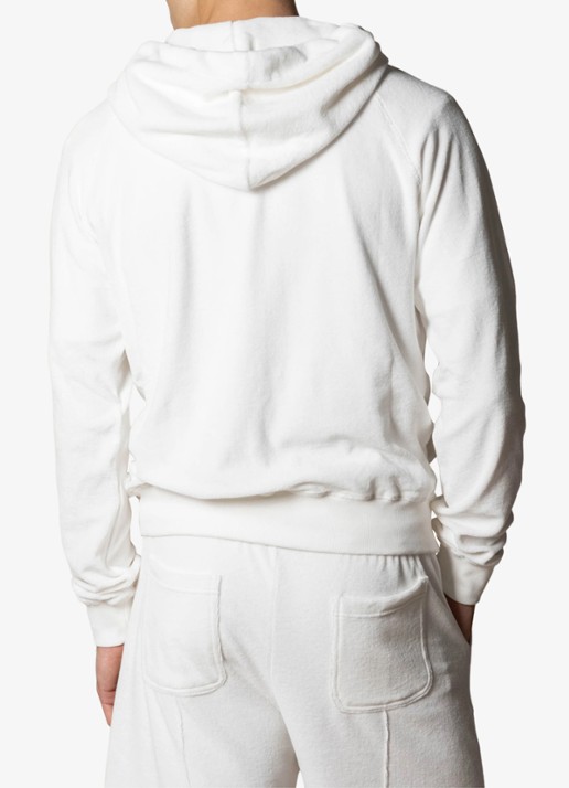 Aurélien Sweatvest met opgestikte zakken - achterkant 3 white-110