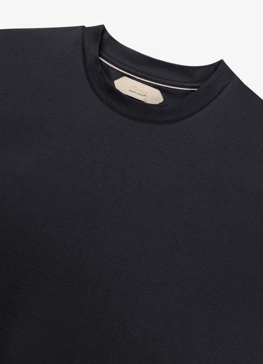 Aurélien T-shirt met ronde hals - detail 2 black-1