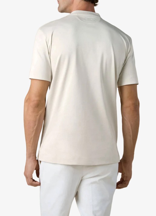 Aurélien T-shirt met ronde hals - achterkant 4 chocolate-201 / bruin