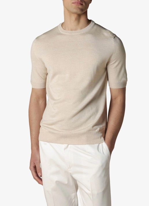 Aurélien T-shirt van merino wol