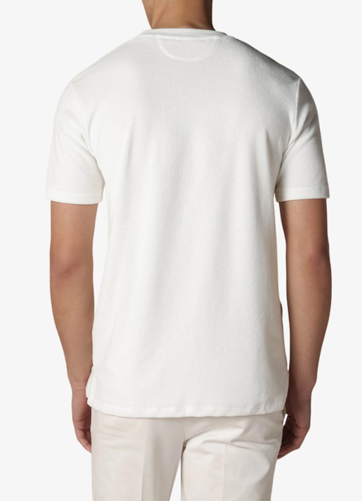 Aurélien Terry Towelling T-Shirt - achterkant white-110