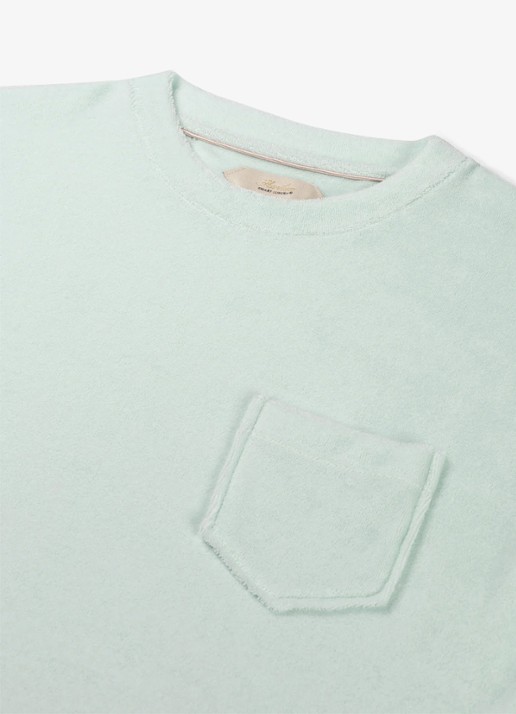 Aurélien Terry Towelling T-Shirt - detail 2 chocolate-201 / bruin