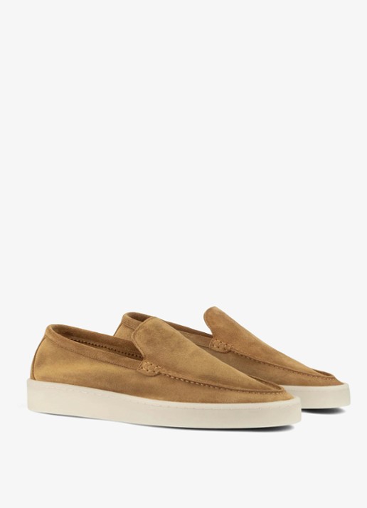Aurélien Urban loafer van suède - voorkant 6 beige-260