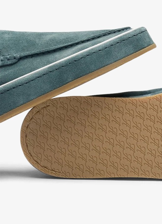 Aurélien Voyager loafer van suède - detail 2 sea green-301
