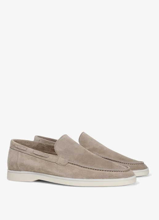Aurélien Yacht loafer van suède - detail light grey-50 / grijs