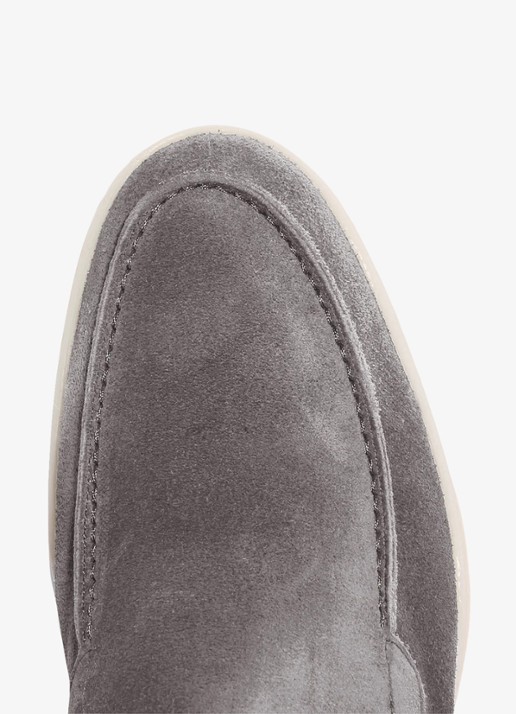 Aurélien Yacht loafer van suède - detail 3 grey-60 / grijs