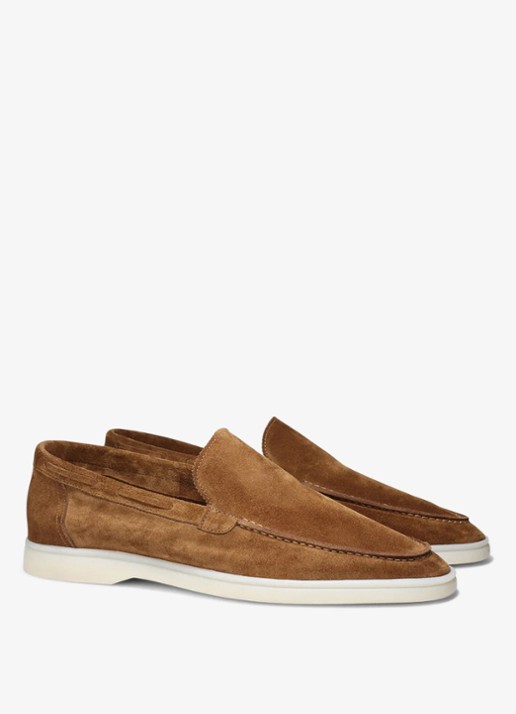Aurélien Yacht loafer van suède - detail 2 caramel-261