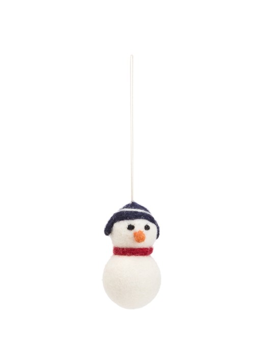 Aveva Sneeuwpop kersthanger 7 cm