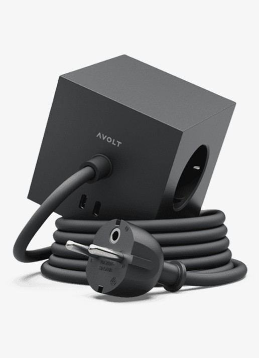 Avolt Square 1 Dual USB-C stekkerdoos 30W - 1,8 meter