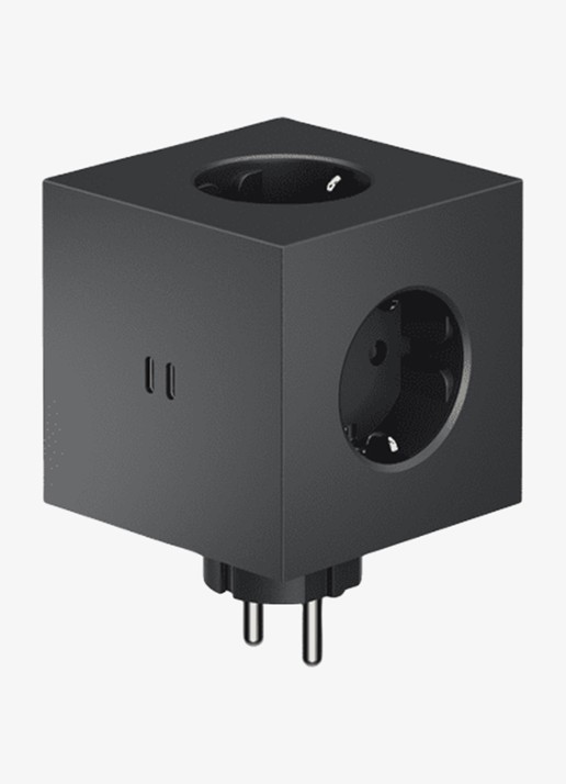 Avolt Square 2 Dual USB-C stekkerdoos 30W - voorkant zwart