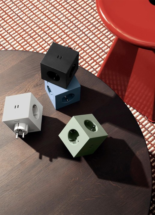 Avolt Square 2 Dual USB-C stekkerdoos 30W - detail grijs