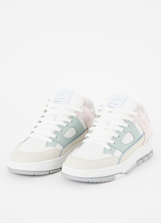 Axel Arigato Area Lo sneaker van leer  - detail 4 zeegroen